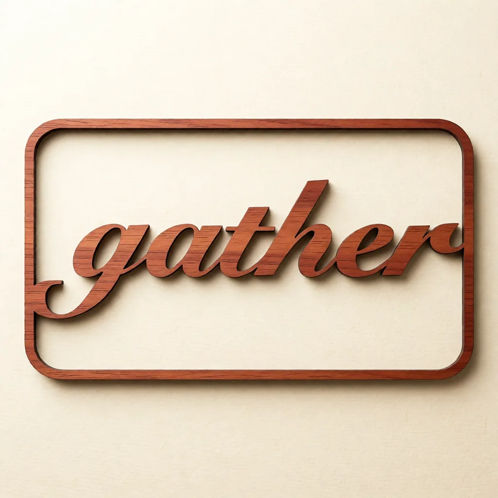 "Gather" Framed Wall Art