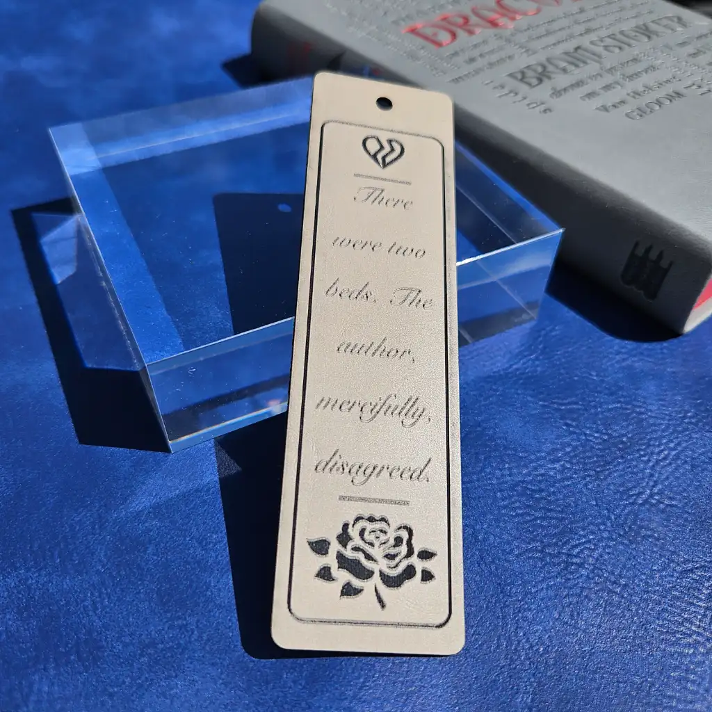 "Two Beds" Bookmark