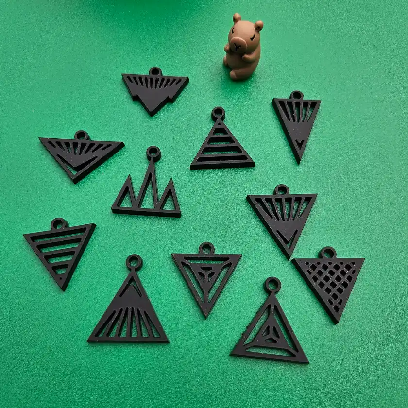 Triangles Geometric Earrings