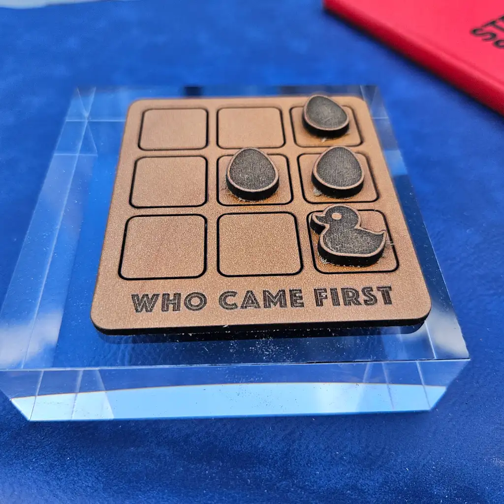 "Who Came First" Tic Tac Toe
