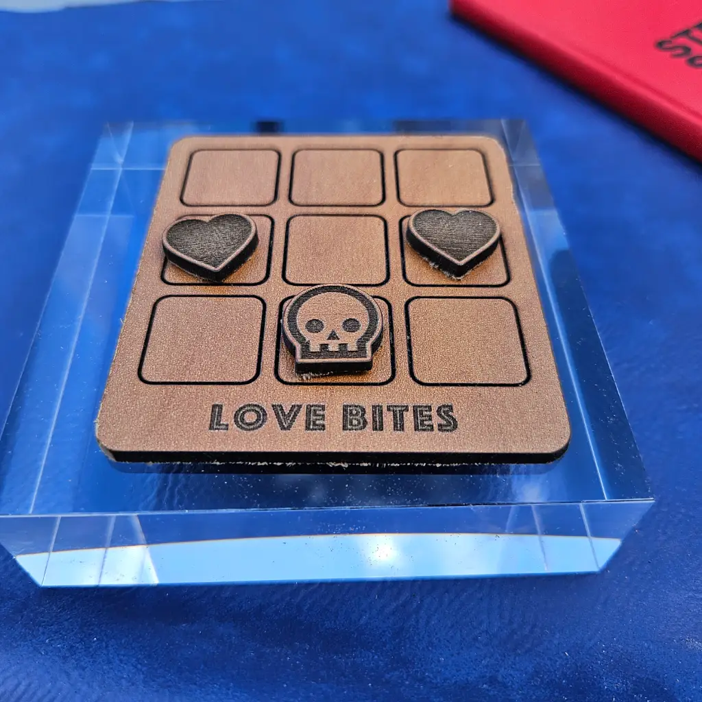 "Love Bites" Tic Tac Toe