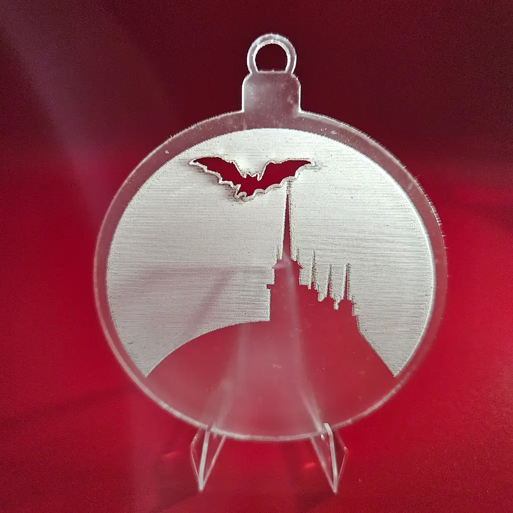 "Gothic Castle" Christmas Ornament